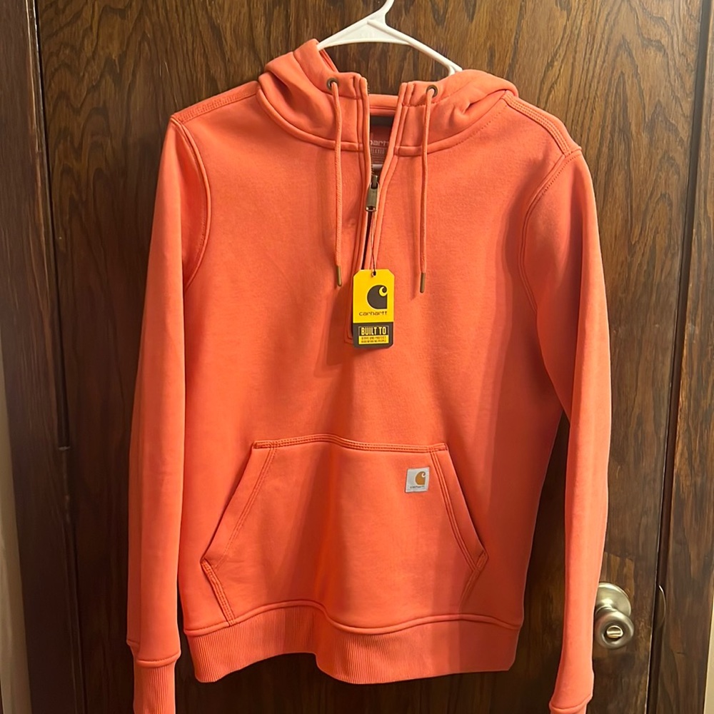 Womens Carharrt Half Zip Sweatshirt